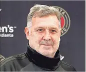  ?? Goldman / AP-David ?? Atlanta United MLS soccer team head coach Gerardo “Tata” Martino, during a news conference in Marietta, Ga.