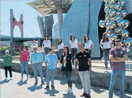  ?? FOTO: EMAKUME MASTER CUP ?? Todo listo
El Torneo de Verano fue presentado en la mañana de ayer en el Museo Guggenheim de Bilbao