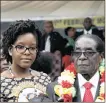  ?? PICTURE: EPA ?? FIRST FAMILY: Zimbabwean President Robert Mugabe and his daughter Bona in 2015.