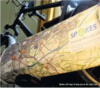  ?? ?? Spokes sell maps to keep you on the right track