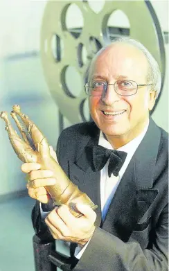  ?? Picture: Jackie Clausen ?? Moosa Moosa won a lifetime achievemen­t award for 45 years in the film industry.