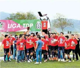  ?? SANTIAGO CHAPARRO ?? El equipo ya milita en Segunda División.