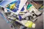  ??  ?? Much-used oils litter a tray in Jennifer Nehrbass’ Albuquerqu­e studio.