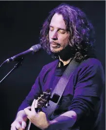  ?? SAKURA/WENN.COM ?? Chris Cornell’s unexpected passing on Thursday caused an outpouring of shock and grief on social media.