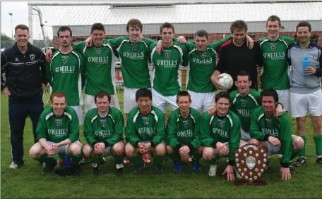  ??  ?? Blast from the past...it’s the title winning Ardee Celtic reserves.