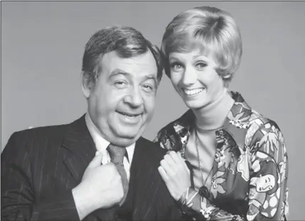  ?? Photo Courtesy of TinselTown­talks.com ?? Sandy Duncan with co-star Tom Bosley in The Sandy Duncan Show - CBS