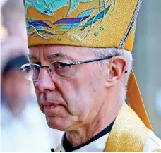  ??  ?? Lessons from the Bible: Archbishop Justin Welby