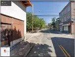  ?? IMAGE FROM SCREENSHOT ?? The stucco building at left, on the corner of North Charlotte Street and Union Alley, is the site Pottstown LIFT wants to use as a “transition center” for the homeless.