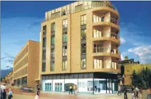  ??  ?? TO THIS? Plans to transform Trafalgar House in Ashford have been submitted