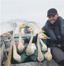  ??  ?? WWT Washington’ Wetland Centre’s David Dinsley visited Artic Russia.