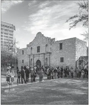  ?? The Alamo ?? The Alamo draws more than 2.5 million visitors a year.