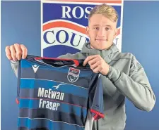  ??  ?? New Ross County defender Coll Donaldson.