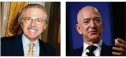  ?? FRANCOIS DURAND/ GETTY IMAGES ALEX WONG / GETTY IMAGES ?? David Pecker is the CEO of American Media Inc., which owns the National Enquirer. Amazon owner Jeff Bezos has accused AMI of trying to blackmail him with racy pictures from an affair.