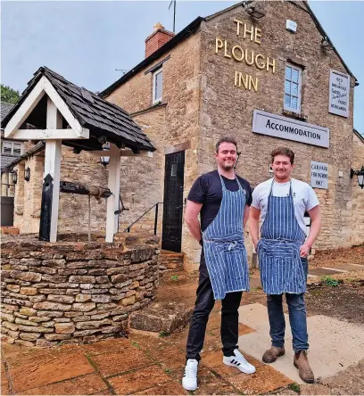  ?? Picture: Sam & Jak ?? Cirenceste­r’s town centre wine bar and restaurant owners Sam and Jak are adding The Plough Inn to their business