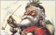  ?? Image courtesy of Creative Commons ?? Thomas Nast’s drawing, “Merry Old Santa Claus,” from the Jan. 1, 1881, edition of Harper’s Weekly is largely considered the basis for the modern image of Santa Claus. To continue a Christmas Eve tradition, we are publishing Clement Clarke Moore’s 19th century poem, “A Visit from St. Nicholas.”