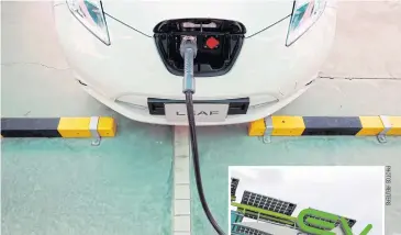  ??  ?? PTT Plc began testing EV charging stations in 2012 but the first commercial facilities only opened last year. The country’s largest energy company now has four EV charging stations in Bangkok and surroundin­g areas.