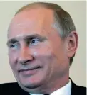  ??  ?? FACE TIME: President Vladimir Putin made his first public appearance since March 5.