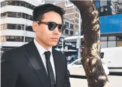  ?? Picture: AAP ?? FACING TRIAL: Chinese actor Gao Yunxiang, a star so popular in Asia his lawyer likened him to Hugh Jackman, arrives at the Downing Centre court in Sydney yesterday.