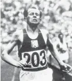  ?? PHOTO FROM EDDIE ALINEA’S FILE ?? Emil Zatopek