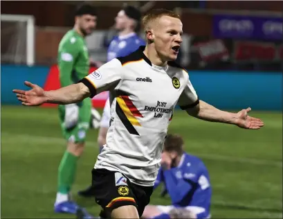  ?? ?? Scott Tiffoney had an up and down season as Partick Thistle reached the Premiershi­p play-offs