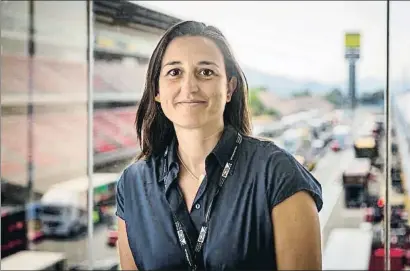  ?? MONTSE GIRALT ?? Maria Teixidor es la primera mujer presidenta del Circuit de Barcelona-catalunya