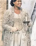  ??  ?? Soprano Angel Blue, a former Miss Hollywood, sings the starring role of Mimi in the Met’s “La Bohème.”