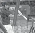  ?? TROY TAORMINA/USA TODAY SPORTS ?? Astros third baseman Alex Bregman takes batting practice during a team workout on July 4 in Houston.