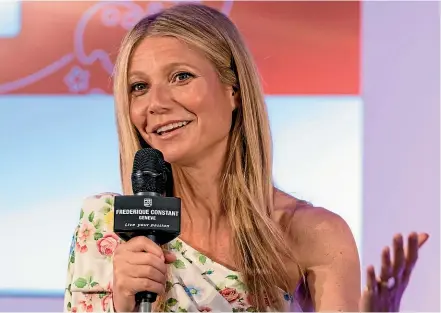  ??  ?? Gwyneth Paltrow makes wellness sound effortless. For the rest of us it’s tiring and expensive.