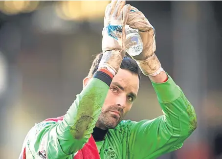  ?? Picture: SNS. ?? Joe Lewis is well aware of the desire for Scottish Cup success after 27 years.