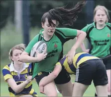  ??  ?? Action from last Wednesday’s match for the Bradbury Cup.