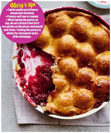 LUMPY BUMPY PLUM PIE - PressReader