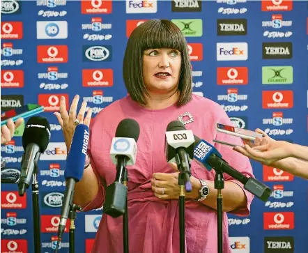  ?? GETTY IMAGES ?? Rugby Australia has been slammed by broadcaste­r following Raelene Castle’s departure.