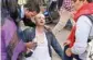  ?? PIC/MPOST ?? Prasanta Chakravart­y (centre), who was roughed up in the incident, was admitted to the Hindu Rao Hospital