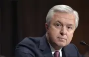  ?? SUSAN WALSH — THE ASSOCIATED PRESS FILE ?? Wells Fargo CEO John Stumpf testifies on Capitol Hill in Washington before the Senate Banking Committee.