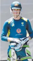  ??  ?? DOUBT: Peter Handscomb.