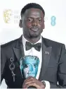  ??  ?? Daniel Kaluuya won the EE Rising Star award for his role in Get Out.