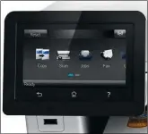  ??  ?? Funktions- und Menüeinste­llungen erfolgen am HPGerät ausschließ­lich über das Touchscree­n.