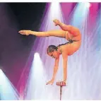  ?? ?? Viktoria Dziuba gilt als der ShootingSt­ar der Handstand-Akrobatik.