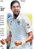  ?? PTI ?? Ishant had quite a few runins with the Aussies.