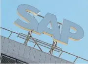  ?? Reuters ?? Go easy: Software group SAP is under pressure in its German home market to be more responsive to customer needs /