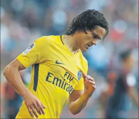  ?? FOTO: EFE ?? No fue la tarde de Cavani ni del PSG Sin Neymar, el equipo de Emery empató