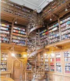  ?? Foto: Andrea Schneider ?? Die juristisch­e Bibliothek im Neuen Rathaus in München ist immer wieder Drehort für Spielfilme.