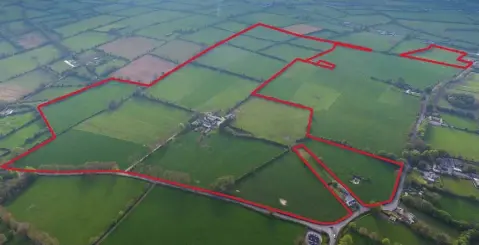  ??  ?? Potential: The 120ac holding and farmhouse located at Bawnmore, 7km from Cashel will interest a variety of farmers