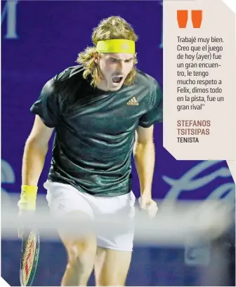  ?? FOTO: REUTERS ?? El gran favorito impuso su calidad en el Abierto Mexicano de Tenis. /