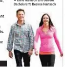  ??  ?? Chris Harrison and current
Bacheloret­te Desiree Hartsock