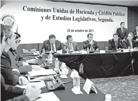  ?? ESPECIAL ?? La Comisiones Unidas se reunieron ayer en la noche.