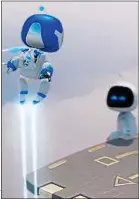  ??  ?? Astro, le petit robot, est directemen­t intégré dans la Playstatio­n 5.