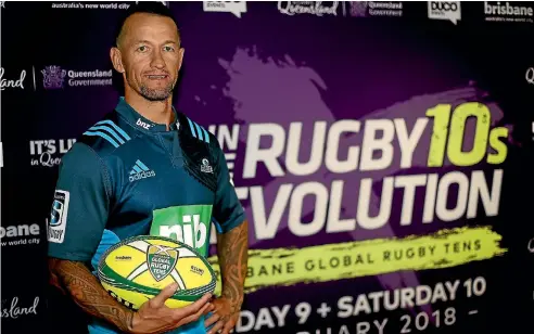  ?? PHOTO: GETTY IMAGES ?? Former All Black and Blues player Carlos Spencer, 42, played the last of his 44 tests in 2004. He will represent the Blues this weekend.