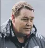  ??  ?? STEVE HANSEN: Has made two enforced changes for New Zealand ahead of Saturday’s Lions match.