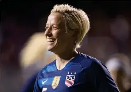  ?? Foto: LEHtIkuVA/CHRIS SzAGoLA ?? – Vår generation kanske inte får se lika lön för idrottare, men förhoppnin­gen är att framtida generation­er ska få göra det, säger Megan Rapinoe.